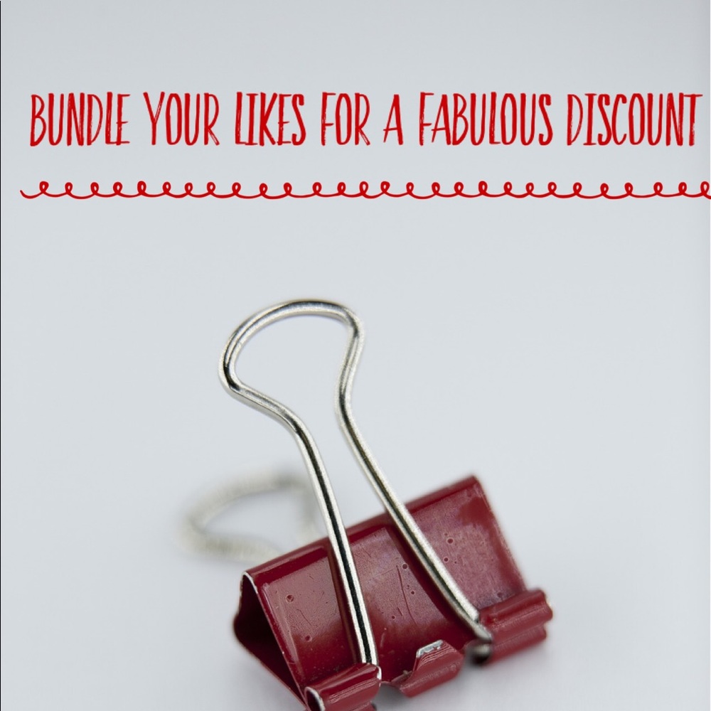 Bundle your likes & I’ll send you a special offer